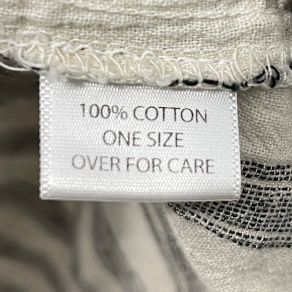 Krista Larson Lagenlook Oversized Long Sleeve Angular Striped Billowy Cardigan - Picture 4 of 6